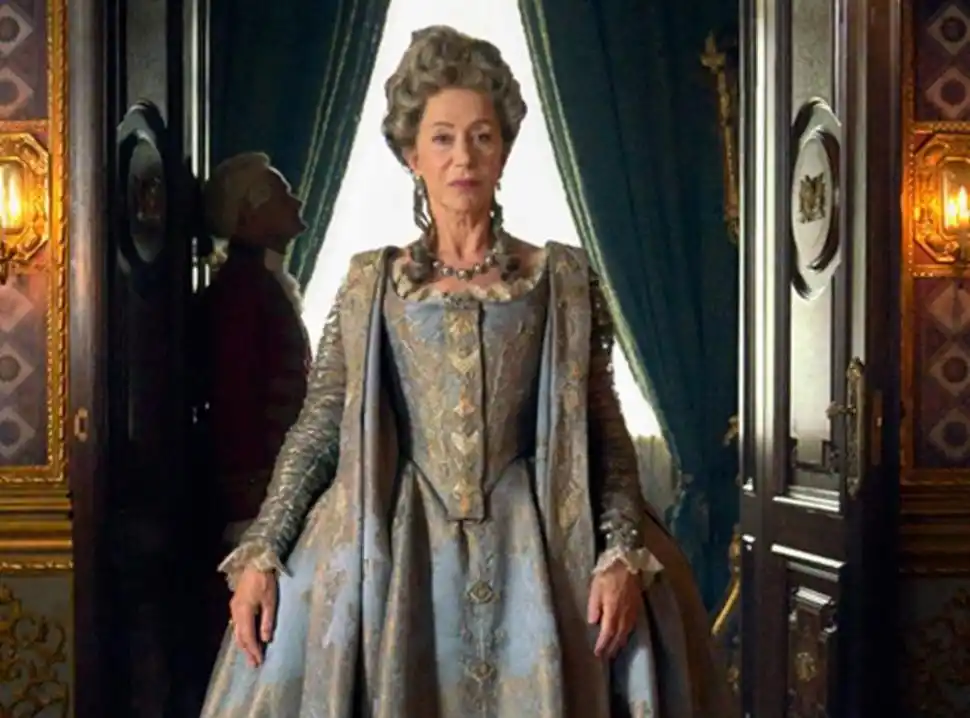 HELEN MIRREN. La gran actriz en el papel de la empreatriz Catalina.  