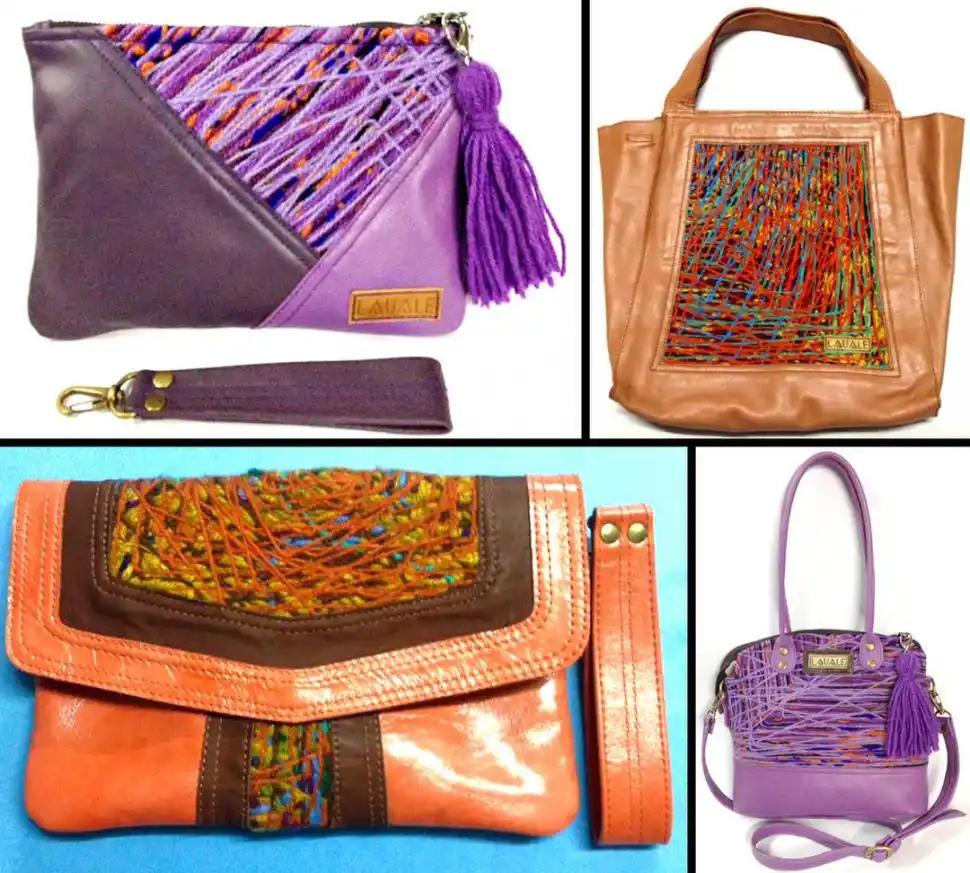 ORIGINALES. Ninguna pieza es igual a otra en la serie de la autora.