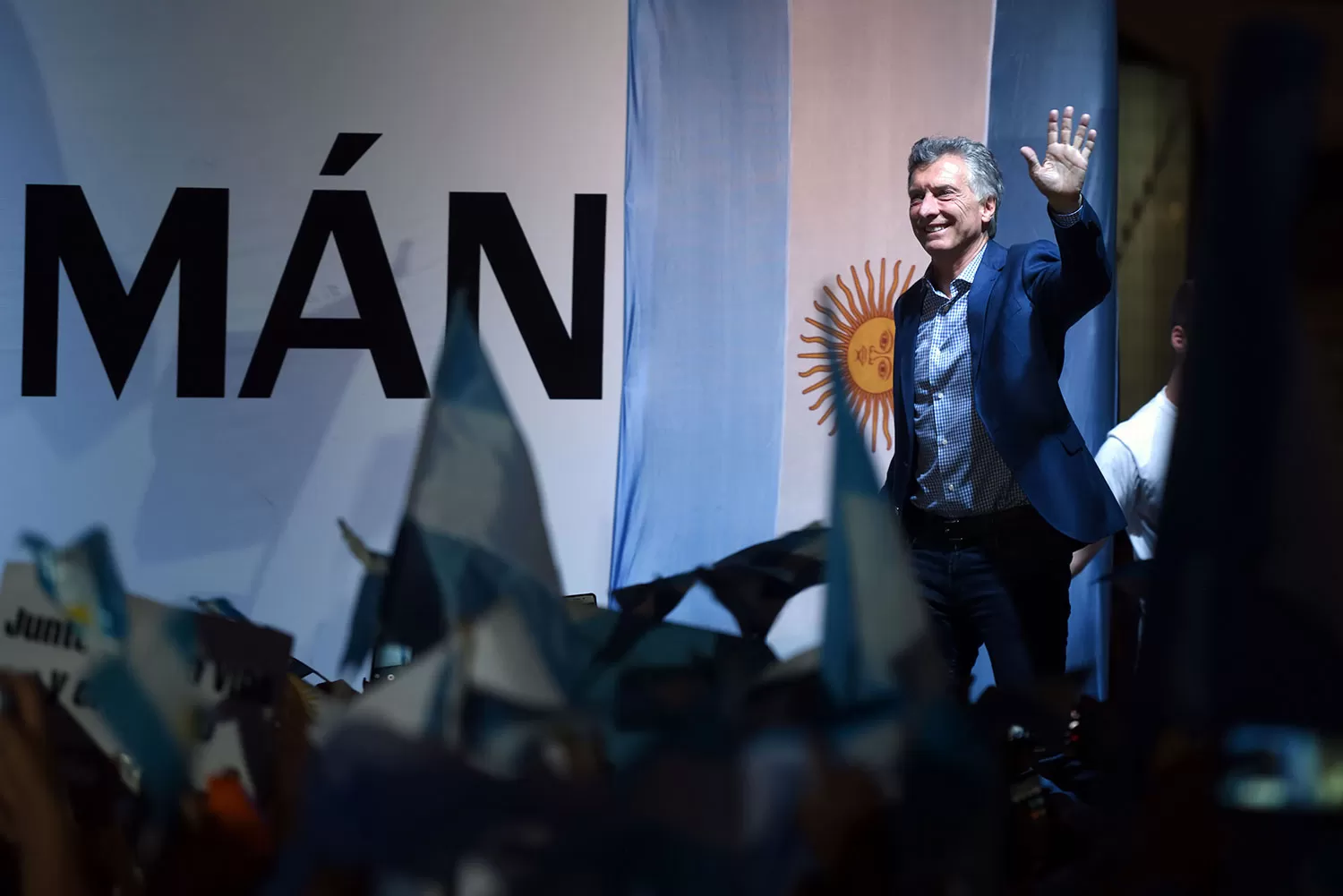EN PLENA CAMPAÑA. En su carrera por la reelección, Macri estuvo esta semana en Tucumán.