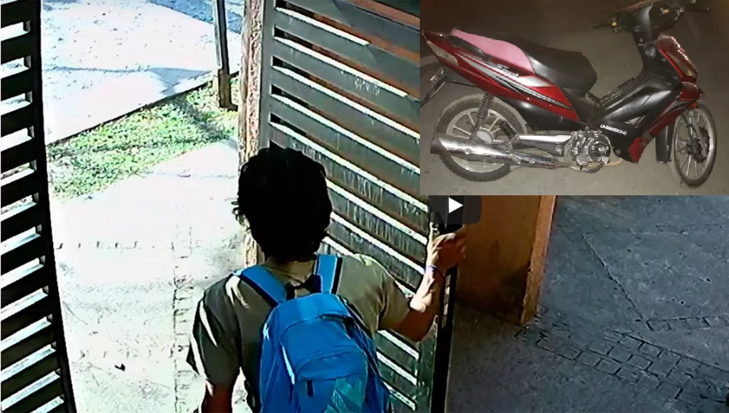 Fin del misterio: durante un allanamiento encontraron la moto robada del jardinero