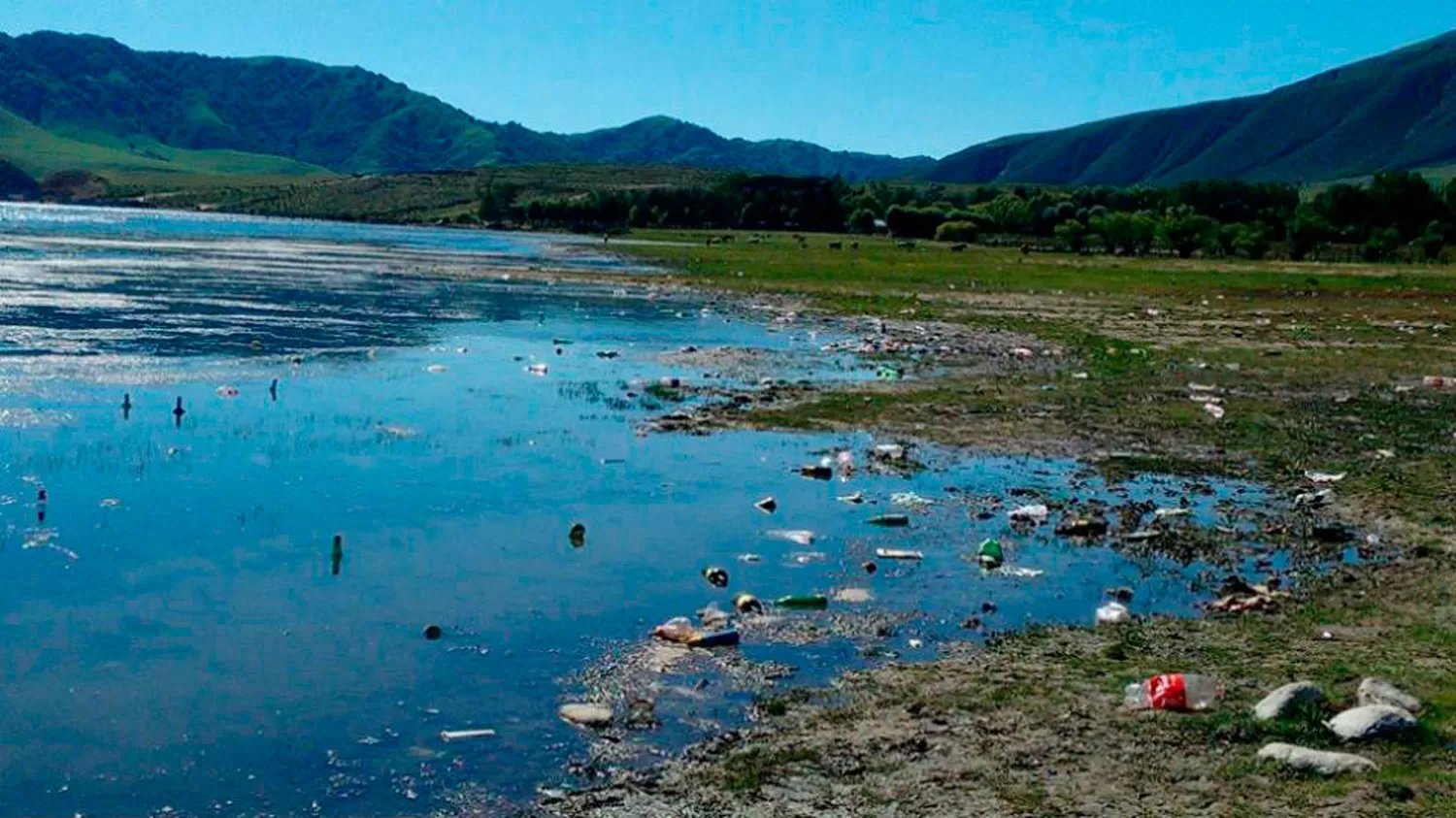 ¡No a la contaminación! Autoconvocados limpiarán el dique La Angostura