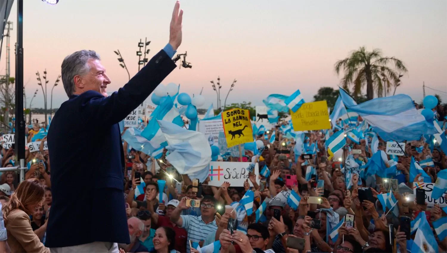 DE GIRA. Macri recorre el país para apuntalar su campaña hacia el 27.