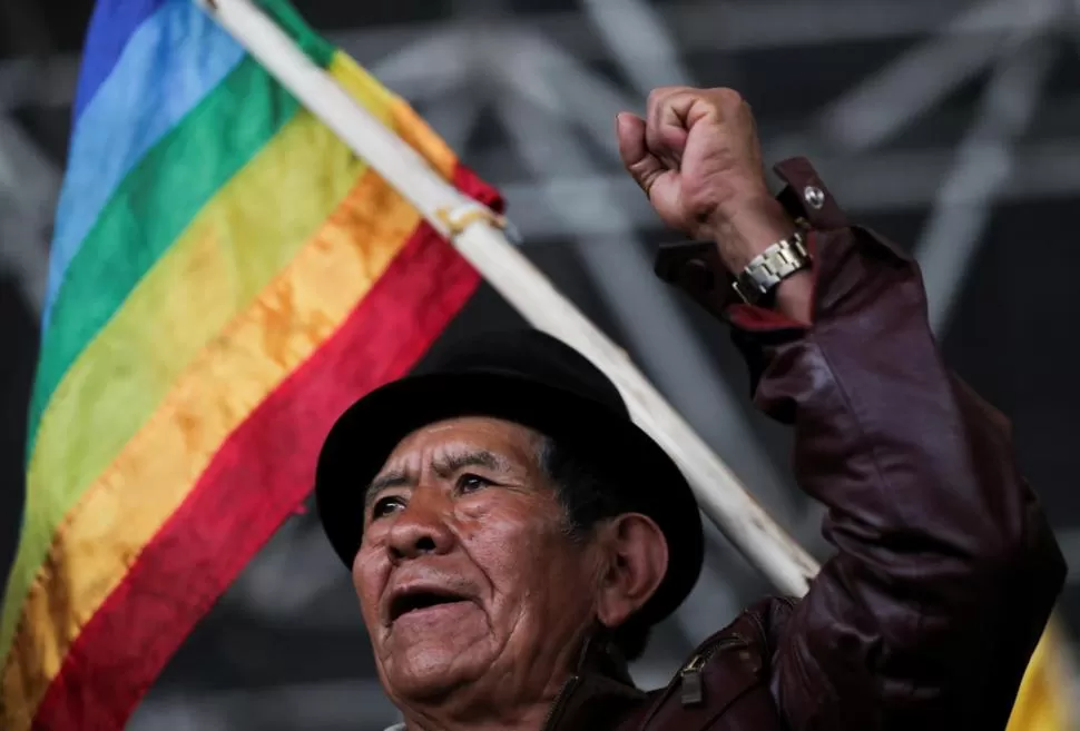 SIN TREGUA. Las comunidades dicen que el presidente trata al pueblo ecuatoriano como a un enemigo.  Reuters