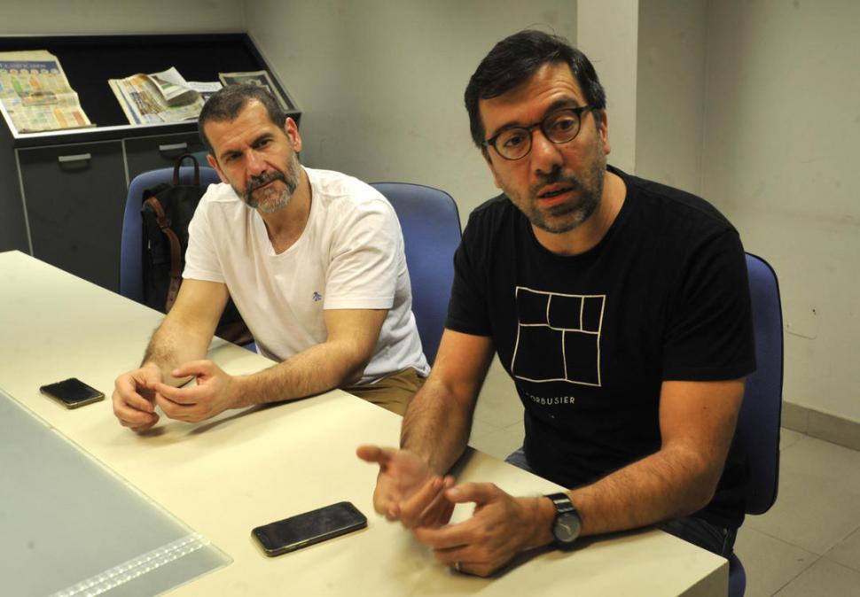 DOCENCIA. Pablo Mazzola y Manuel García enseñan a gestionar. 