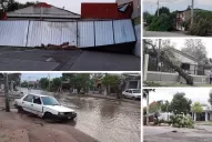 El sur tucumano fue azotado por fuertes tormentas, vientos y granizo