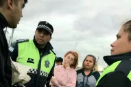 Desalojaron del Festival del Caballo a militantes de la UCR que repartían votos de Macri