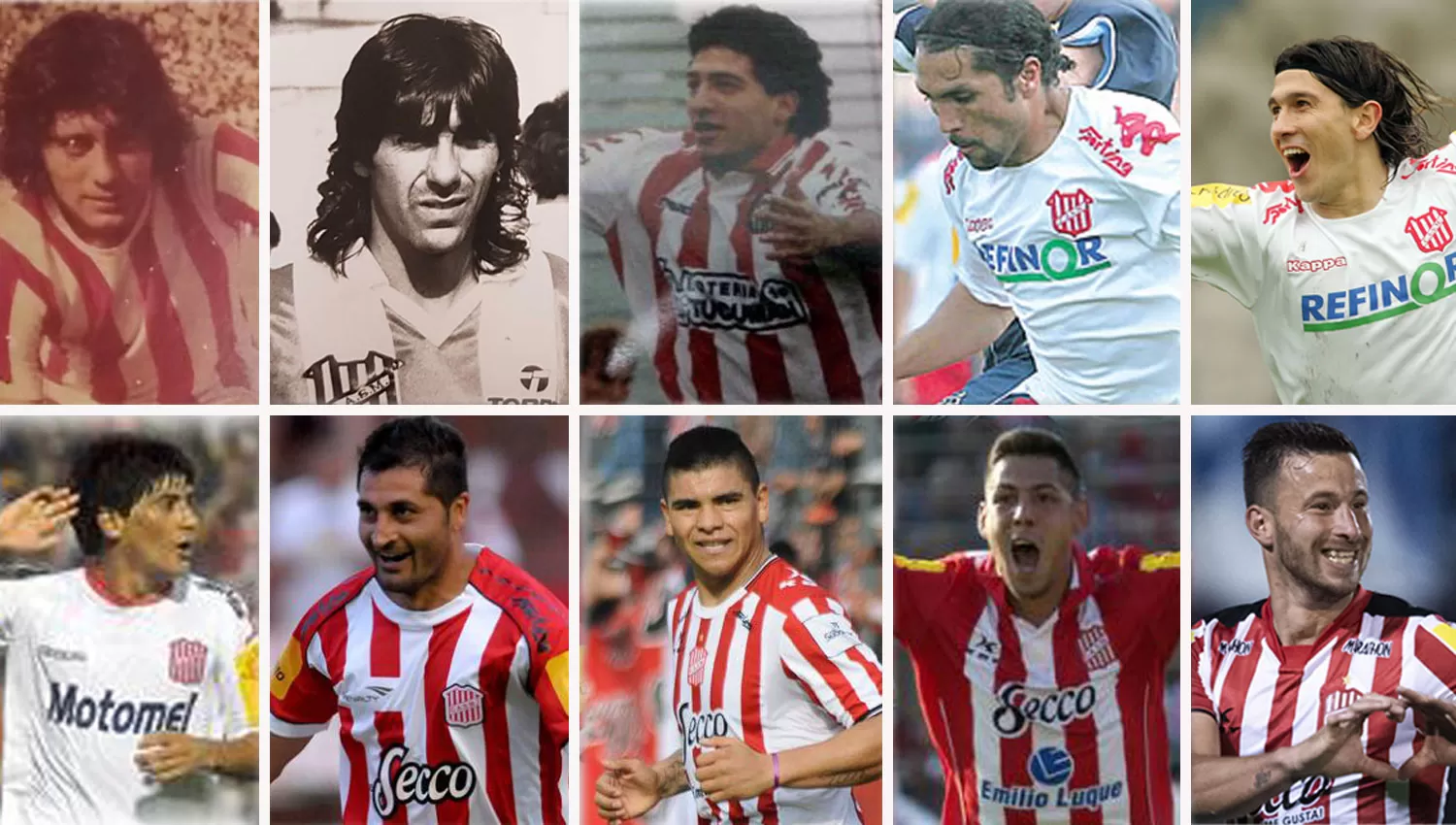 TODOS LOS GOLEADORES. Ignacio, Juárez, Zelaya, Morales, Ibáñez, Canío, Balvorín, Quiroga, Lentini y Pons, desde 1978 hasta la actualidad. 