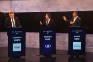 Los candidatos hablaron con sus gestos