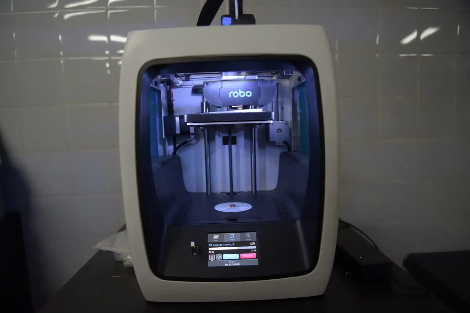 PROCEDIMIENTO. Los sorbetes se imprimen con una impresora 3D.