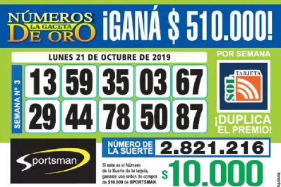 Los Números de Oro de LA GACETA