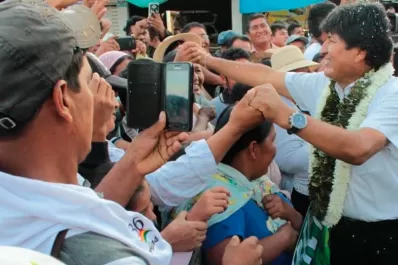 Un optimista Evo Morales se ilusiona con su cuarto mandato seguido en Bolivia