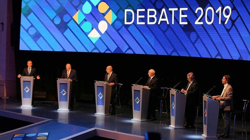 Así fue la primera edición del Debate 2019, el domingo pasado. Hoy los candidatos vuelven a verse las caras.