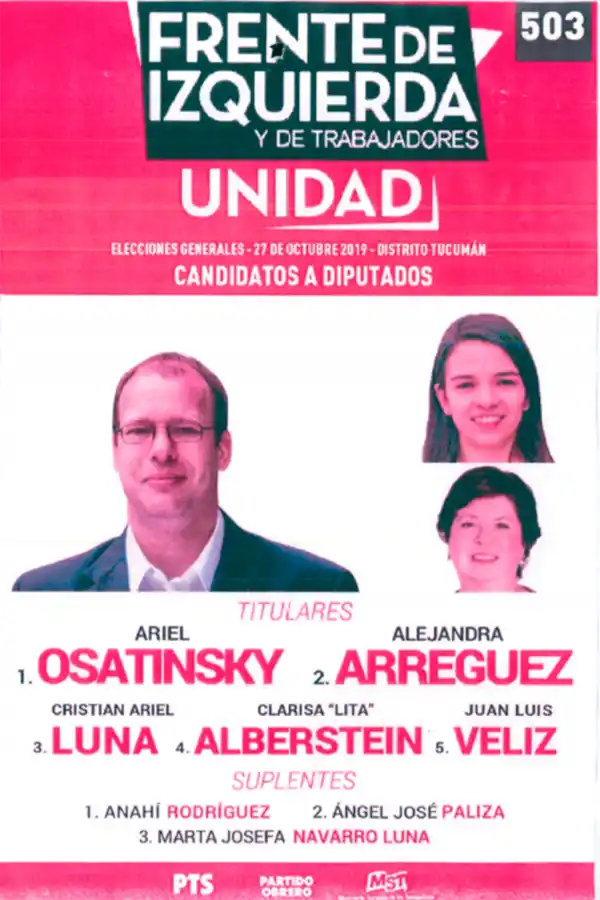 FRENTE DE IZQUIERDA UNIDAD