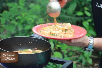Hoy, en Cocinando con Maxi: arroz con tubos de calamar