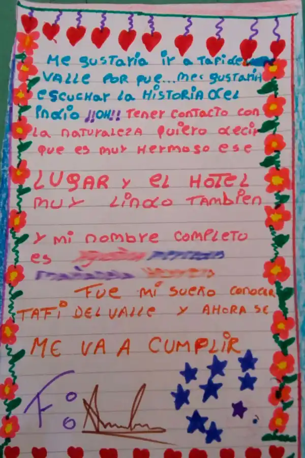 SOÑAR NO CUESTA. Además de inmortalizar su deseo en letras, los chicos organizaron bingos para recaudar fondo.