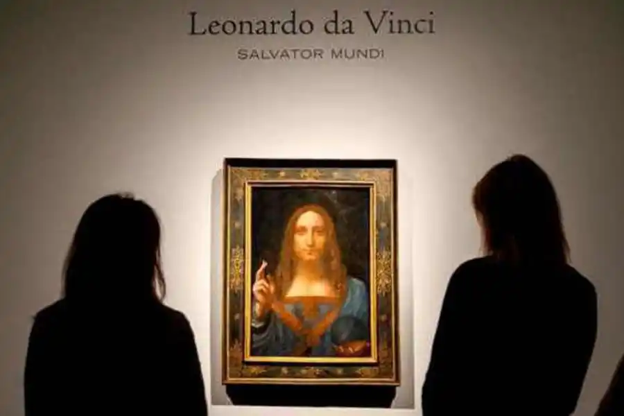 “SALVADOR MUNDI”. Se desconoce si formará parte de la muestra.