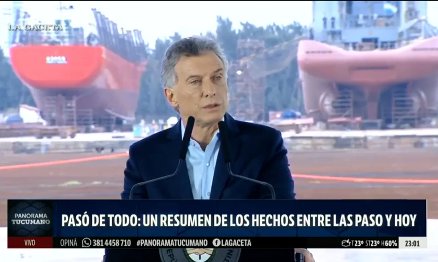 El presidente Macri lanzó un conjunto de medidas para atenuar la sacudida económica tras las PASO.
