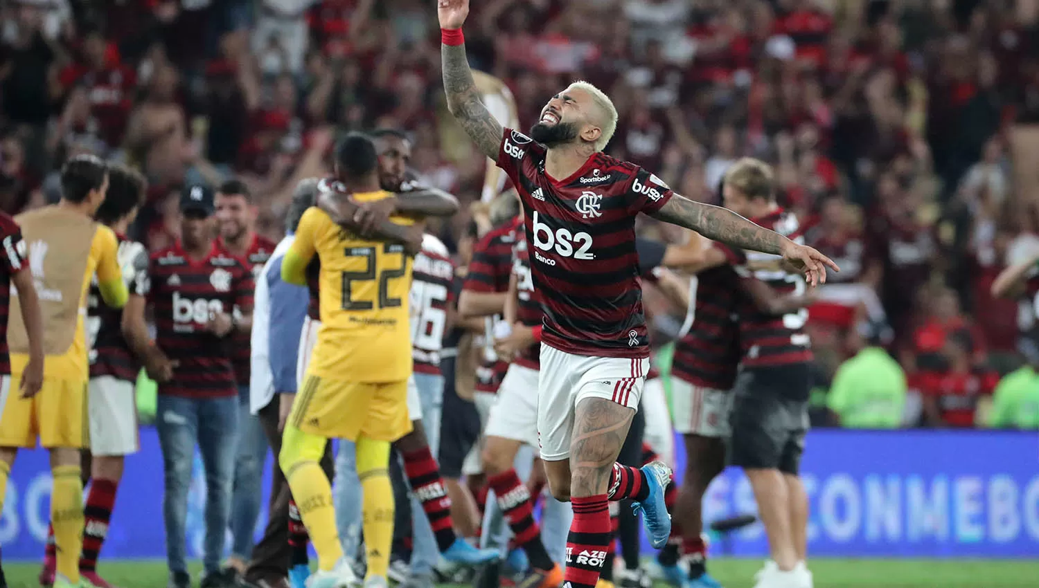 EL MÁS DESTACADO. Gabriel Barbosa es el máximo goleador de Flamengo.