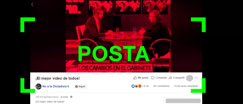 Es verdadero el video compilado donde Alberto Fernández critica la gestión de Cristina