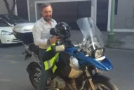 Le devolvieron la moto al legislador Brodersen y su hijo hará un curso de seguridad vial