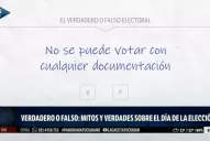 El verdadero/falso de las elecciones: todo lo que tenés que saber para el domingo