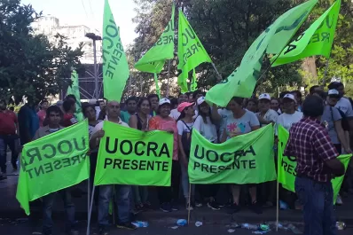 Rechazamos cualquier tipo de accionar violento, dijeron desde la Uocra sobre los incidentes