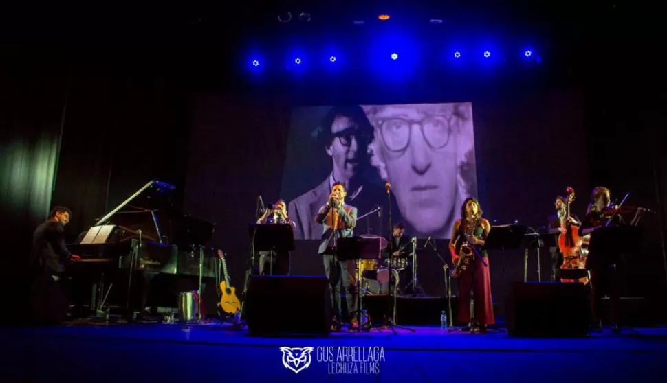 MÚSICA EN VIVO E IMAGEN. Tal como Woody Allen, el grupo homenajea a grandes íconos del jazz.
