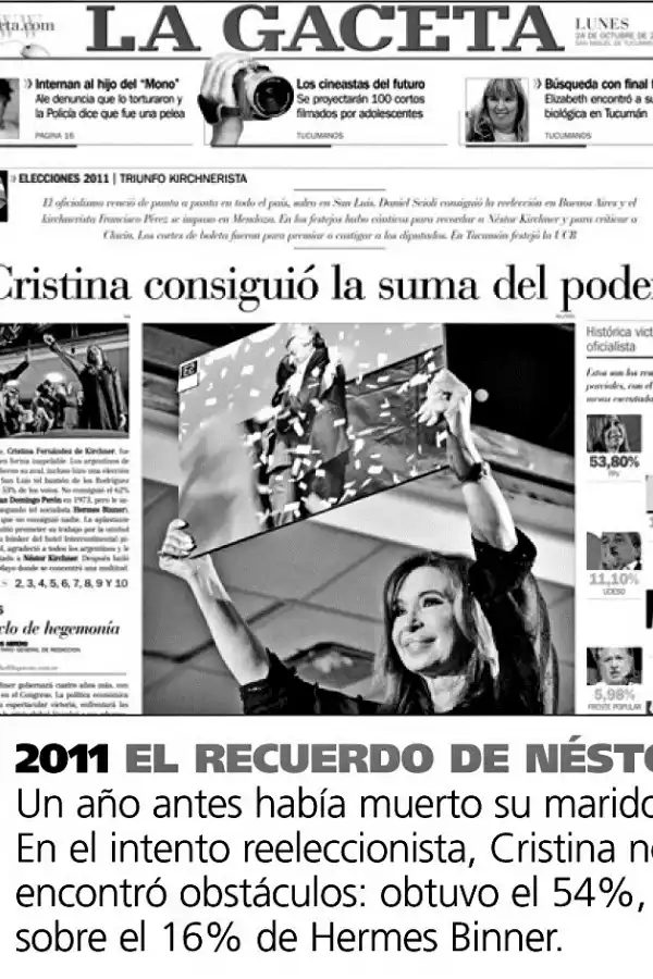 Un siglo de elecciones nacionales reflejadas en las tapas de LA GACETA