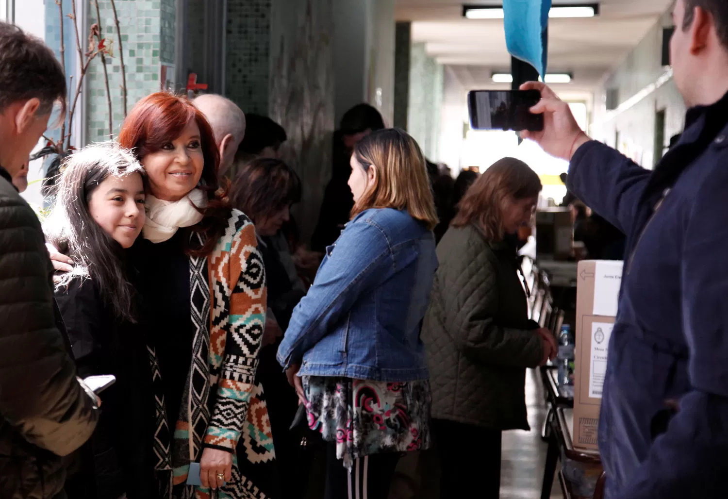La última candidata en sufragar: Cristina Kirchner votó en Río Gallegos