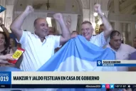 Manzur y Jaldo festejaron en el Salón Blanco de Casa de Gobierno