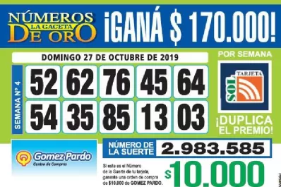 Los Números de Oro de LA GACETA