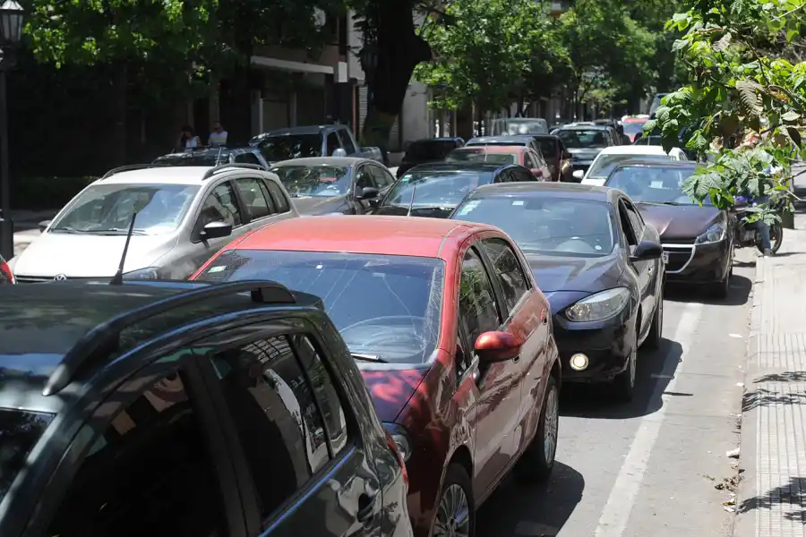 CAOS EN LE MICROCENTRO.-