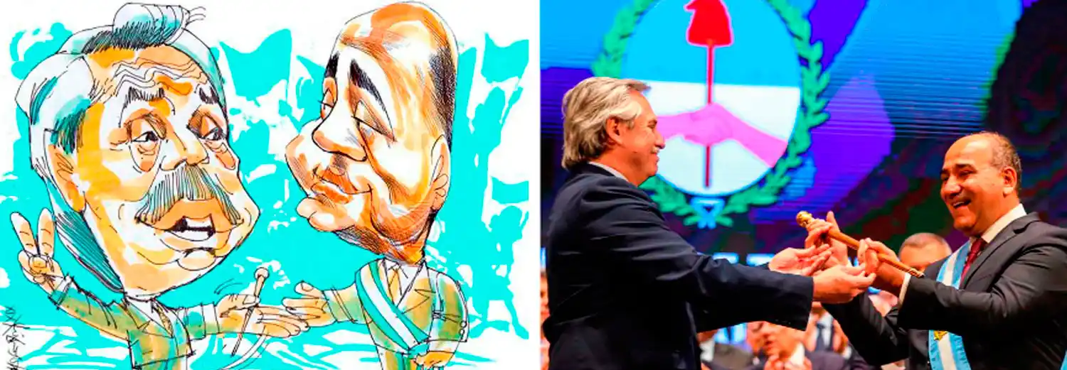 LA REALIDAD Y LA FICCIÓN. La caricatura de LA GACETA que anticipó lo que ocurrió este mediodía. 