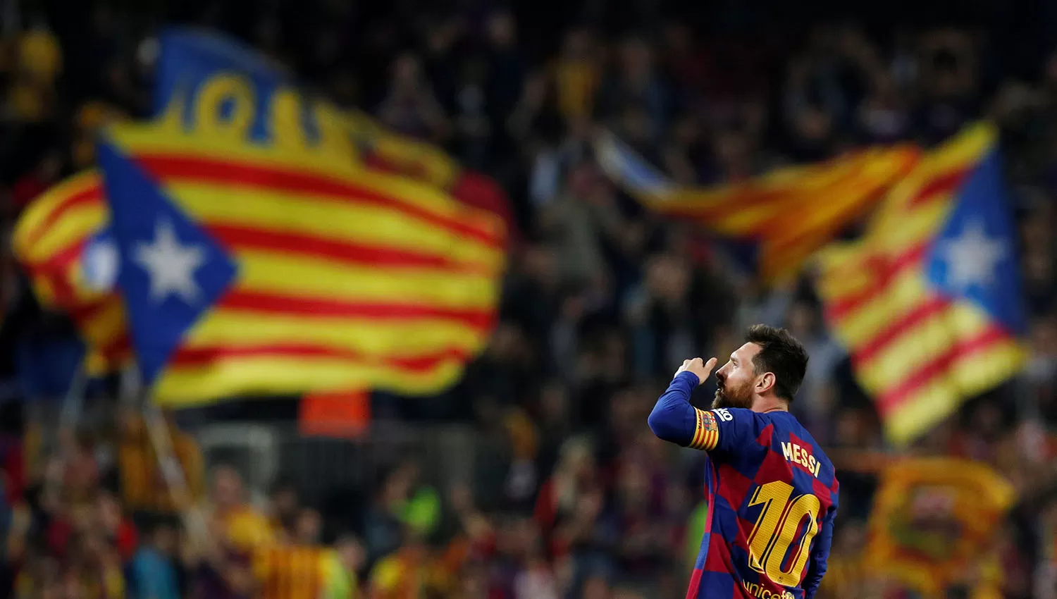 Messi iluminó el juego azulgrana y fue el mejor de la cancha contra Valladolid. (Reuters)