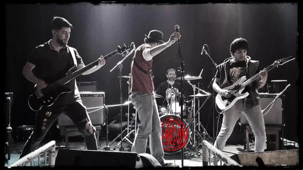 EL HURACÁN. La banda con sonido inspirado en La Renga es una de las cinco que rockeará hoy en El Piletón. 