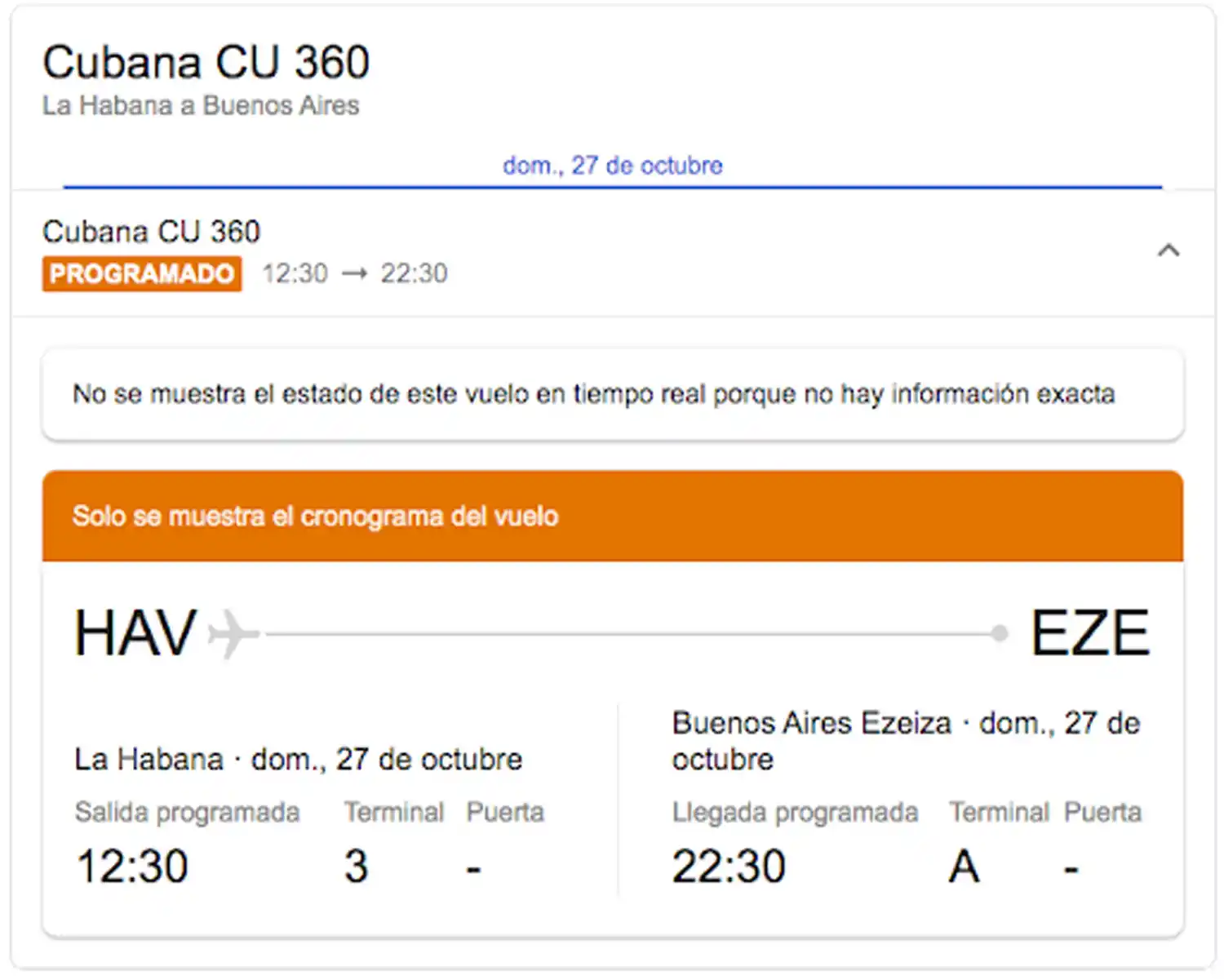 El vuelo “CU 470” que aparece en el pasaje viral corresponde al trayecto La Habana-Madrid.