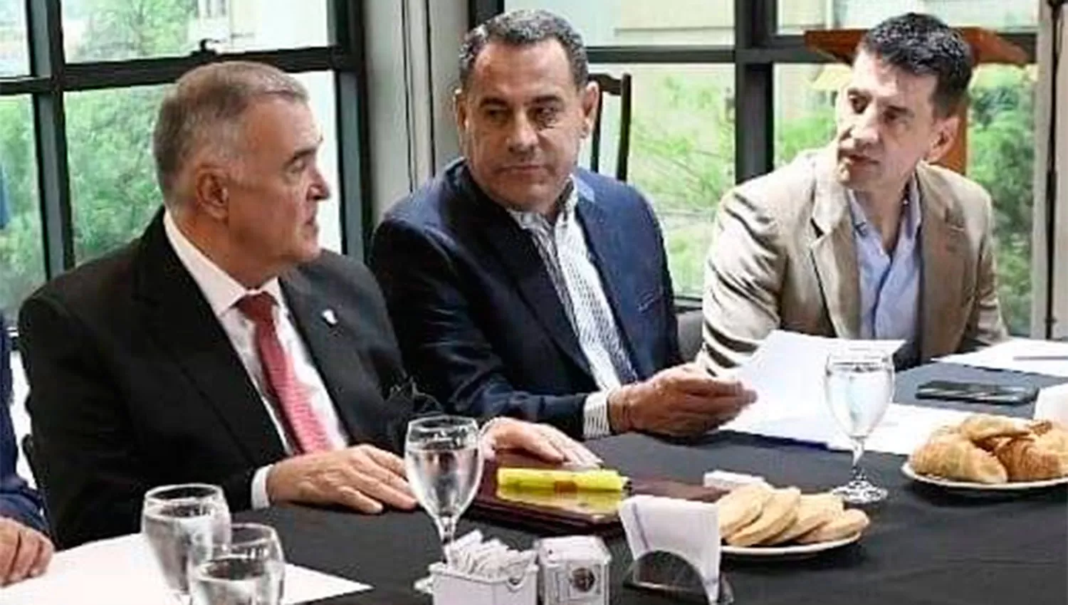 EN LA CÁMARA. Jaldo, Amado y Vargas Aignasse son las principales autoridades legislativas.