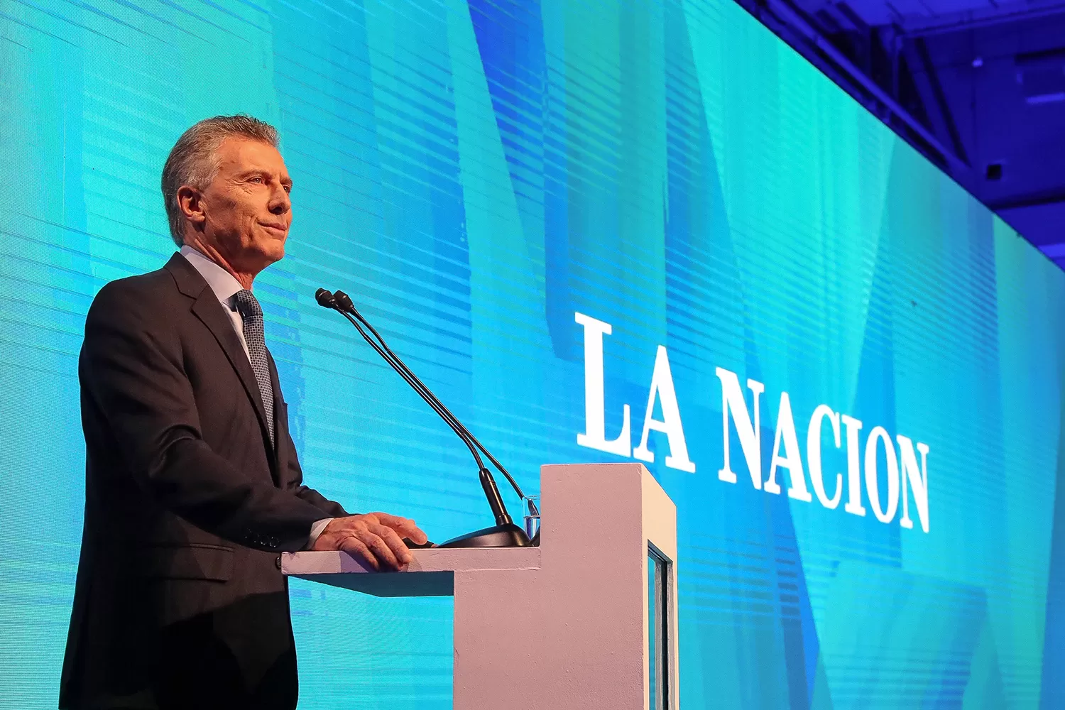 Mauricio Macri en el 150 aniversario del diario La Nación.