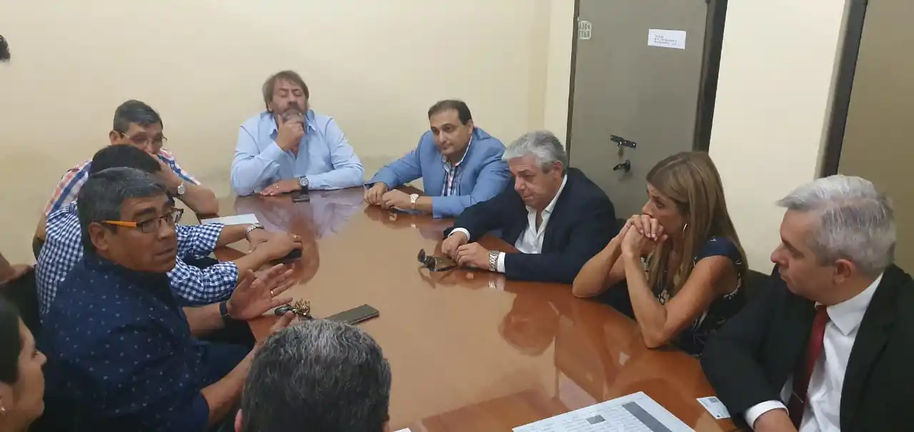 Las partes estuvieron reunidas esta tarde en la sede de Trabajo. PRENSA UTA
