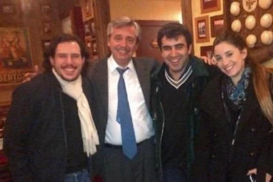 La sonrisa de un radical tucumano junto al ahora presidente electo