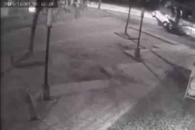 Video: el momento del choque contra el cartel en Yerba Buena