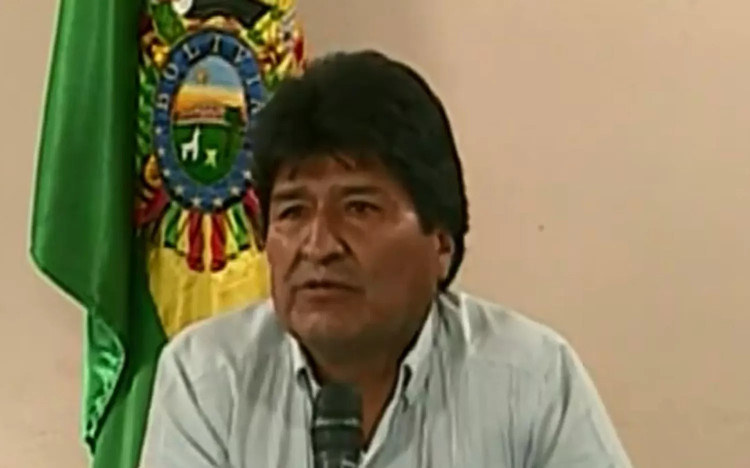 DESDE COCHABAMBA. El presidente boliviano Evo Morales, renunció a su cargo.