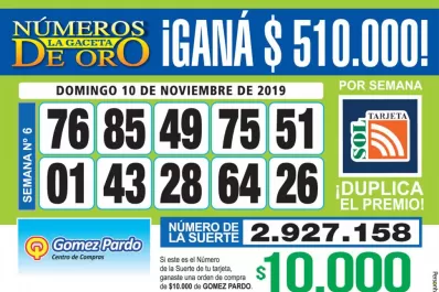 Los Números de Oro de LA GACETA