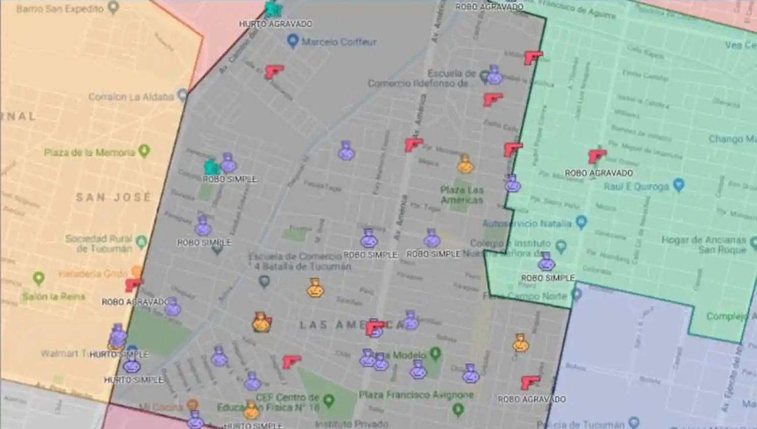 Una muestra del mapa.