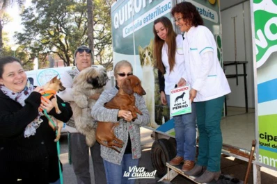 Más castraciones gratuitas hasta mañana en el barrio Aeropuerto y la plaza Urquiza