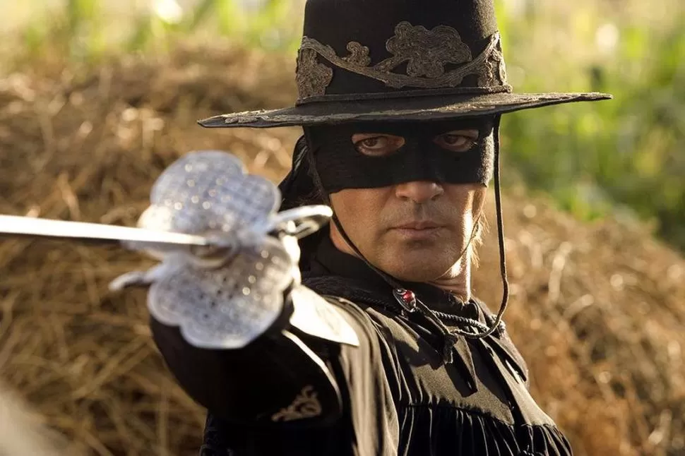 ANTONIO BANDERAS. Hizo “La máscara del Zorro” y su secuela.