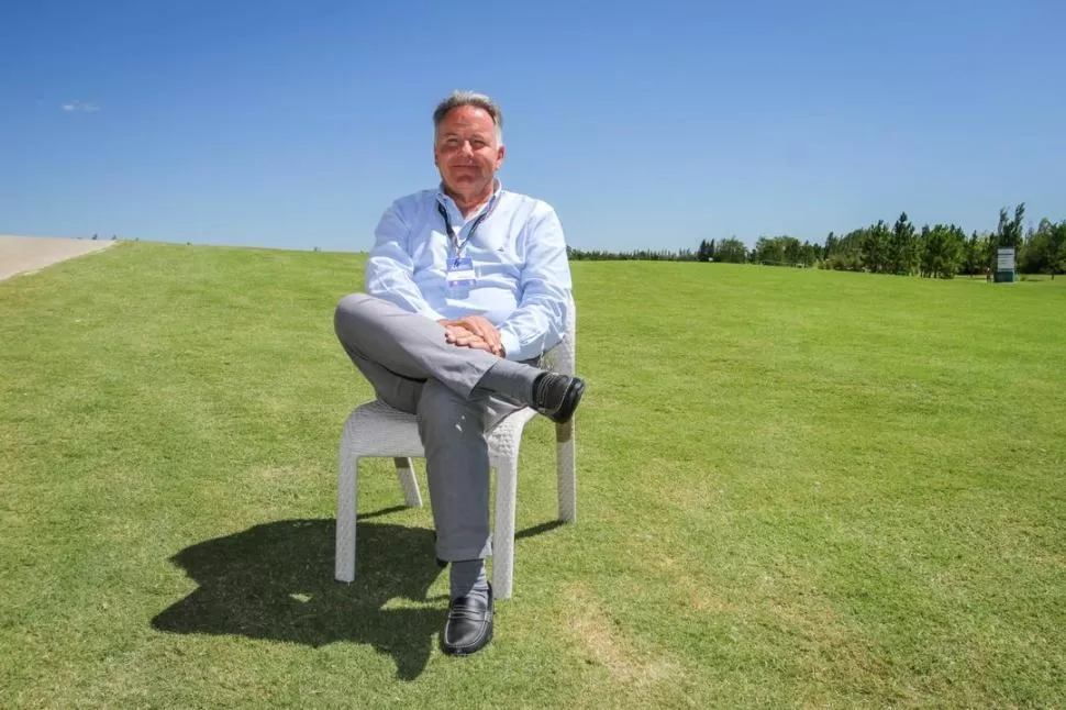 STATUS. “El golf argentino está entre los mejores del mundo”, destacó Schönbaum. Federico Diner