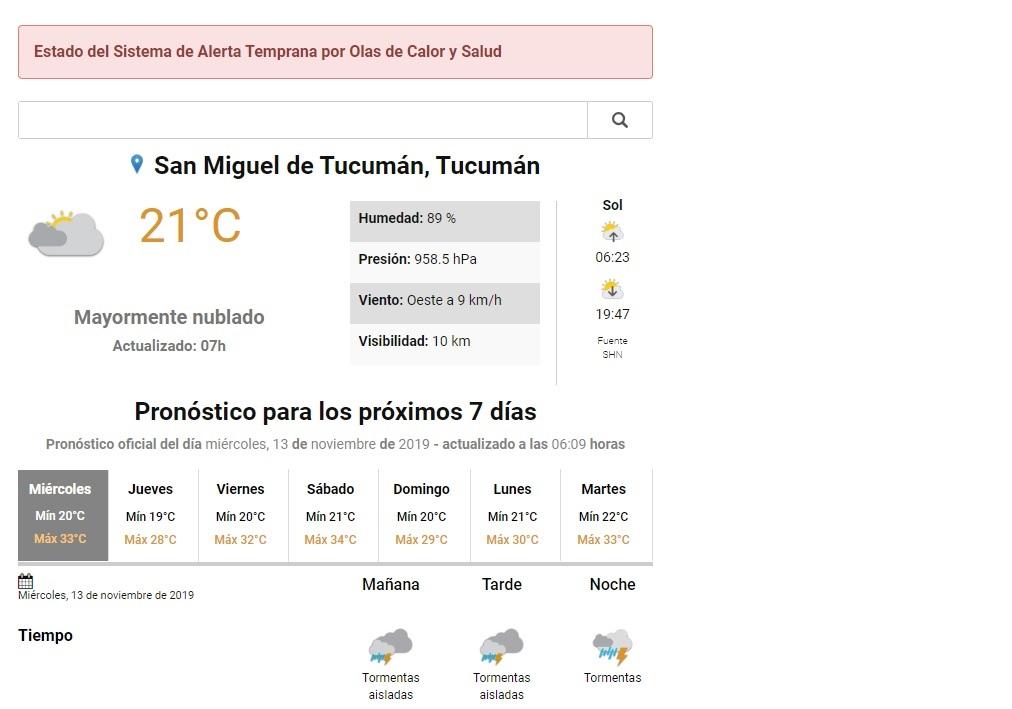 La preguntas es: ¿hasta cuándo continuará la lluvia en Tucumán?