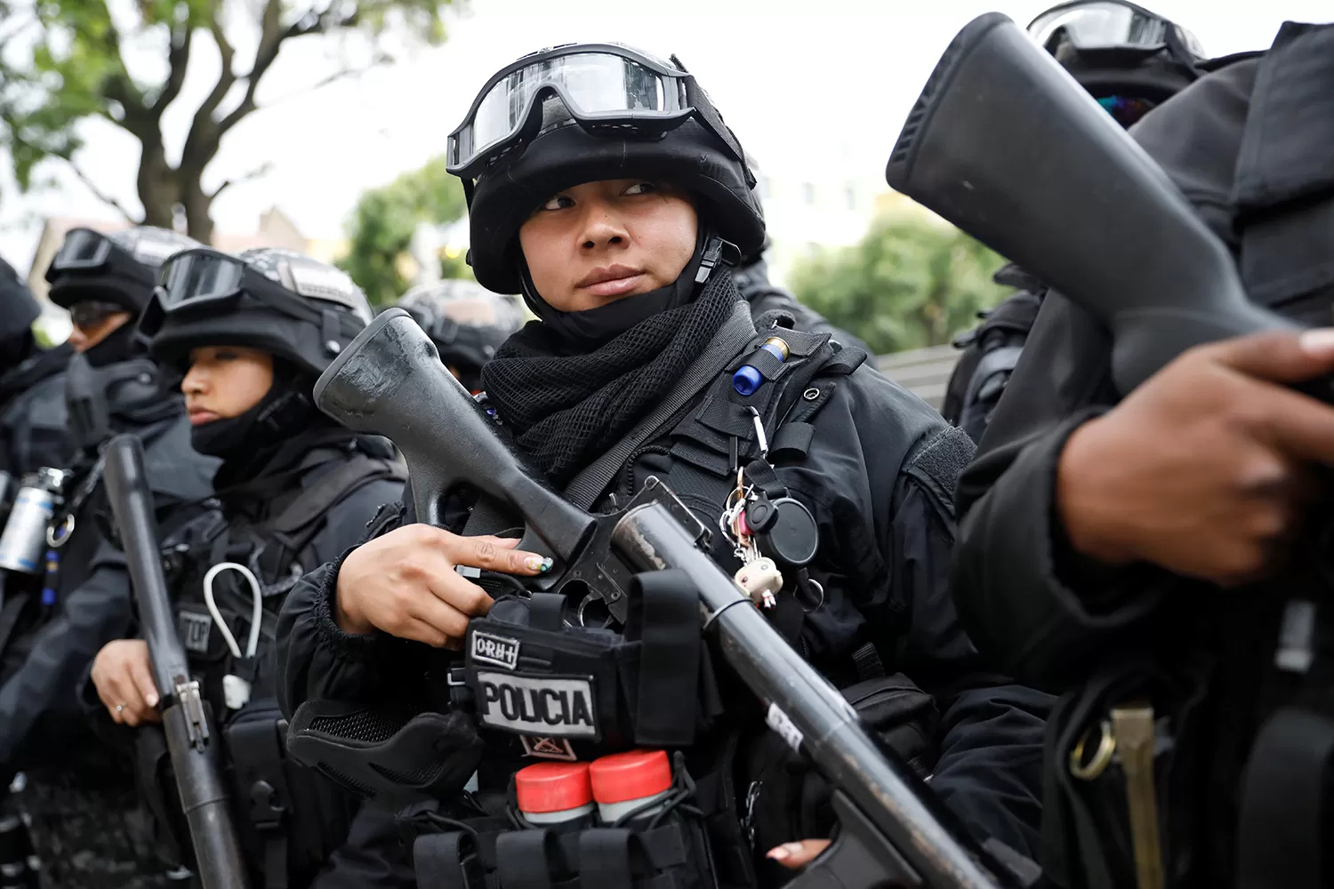 Las fuerzas de seguridad se enfrentaron hoy, nuevamente, con partidarios de Morales.