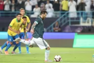 Leo Messi marcó en su vuelta a la Selección, que le ganó el clásico a Brasil